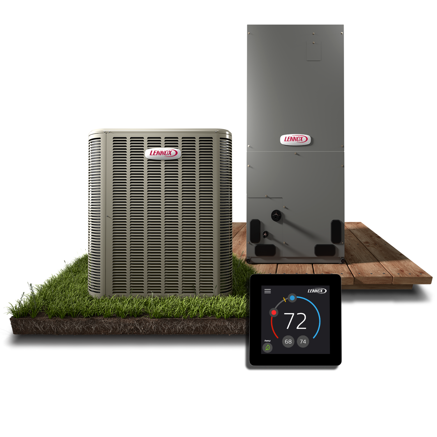 Premium Lennox variable-capacity outdoor and indoor units